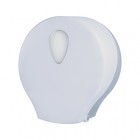 Dispenser carta igienica Stileco - rotolo mini jumbo - 12,5 x 25,3 x 27,2 cm - ABS - bianco - Medial International