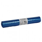 Sacco rifiuti - PCR - 72 x 110 cm - 110 L - 30 gr - azzurro -Bio Extrusion - conf. 10 pezzi