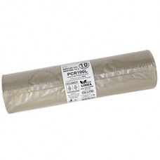 Sacco rifiuti - PCR - 90 x 120 cm - 120 L - 100 gr - neutro -Bio Extrusion - conf. 10 pezzi Sacco rifiuti - PCR - 90 x 120 cm - 120 L - 100 gr - neutro -Bio Extrusion - conf. 10 pezzi