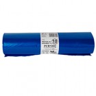 Sacco rifiuti - PCR - 90 x 120 cm - 120 L - 100 gr - azzurro -Bio Extrusion - conf. 10 pezzi