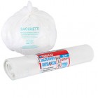 Sacchi per rifiuti organici Sac Bio - 70 x 110cm - 120 L - 12 micron - bianco - Geko - rotolo da 10 sacchetti Sacchi per rifiuti organici Sac Bio - 70 x 110cm - 120 L - 12 micron - bianco - Geko - rotolo da 10 sacchetti