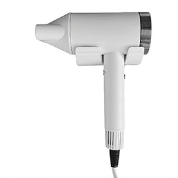 Asciugacapelli Yul Passion - a muro - 19 x 10,8 x 28 cm - 1500 W - ABS - bianco - Medial International