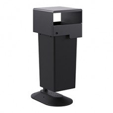 Portarifiuti MODULA - da terra - coperto - con contenitore - 62,5 x 41,5 x 107,5 cm - 73 L - antracite - Stilcasa