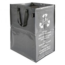 Contenitore Ricicla Bag - indifferenziata - 30 x 38 x 55 cm - grigio - Perfetto
