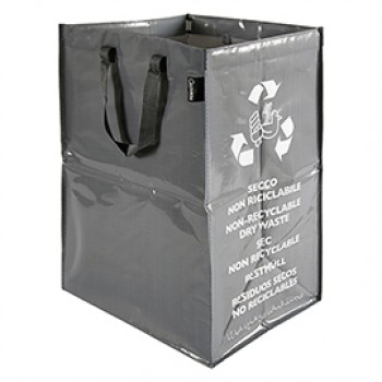 Contenitore Ricicla Bag - indifferenziata - 30 x 38 x 55 cm - grigio - Perfetto