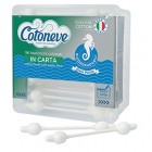 Bastoncini puliorecchie cotonati salvatimpano - Cotoneve - cofanetto da 56 pezzi Bastoncini puliorecchie cotonati salvatimpano - Cotoneve - cofanetto da 56 pezzi