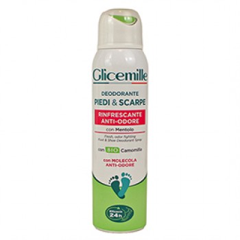 Deodorante spray piedi e scarpe - 150 ml - Glicemille