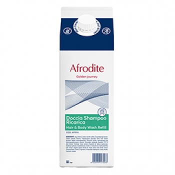 Ricarica doccia shampoo 2 in 1 - carton box 1 L - afrodite - Beauty Escape