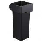 Portarifiuti MODULA - murale - con contenitore - 35,5 x 35,5 x 73 cm - 53 L - antracite - Stilcasa