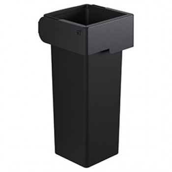 Portarifiuti MODULA - murale - con contenitore - 35,5 x 35,5 x 73 cm - 53 L - antracite - Stilcasa