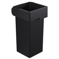 Portarifiuti MODULA - murale - con contenitore - 41,5 x 41,5 x 73 cm - 73 L - antracite - Stilcasa