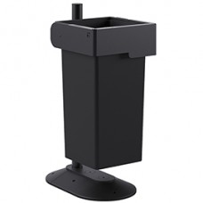 Portarifiuti MODULA - da terra - con contenitore - 41,5 x 63 x 97,5 cm - 73 L - antracite - Stilcasa