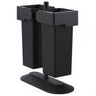 Portarifiuti MODULA - da terra - con contenitore - doppio - 85 x 35,5 x 97,5 cm - 53+53 L - antracite - Stilcasa