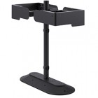 Portarifiuti MODULA - da terra - con reggisacco - doppio - 41,5 x 91 x 97,5 cm - 120+120 L - antracite - Stilcasa