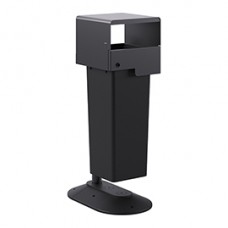 Portarifiuti MODULA - da terra - coperto - con contenitore - 35 x 60 x 107,5 cm - 53 L - antracite - Stilcasa