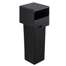 Portarifiuti MODULA - murale - coperto - con reggisacco - 35 x 35 x 32,5 cm - 90 L - antracite - Stilcasa