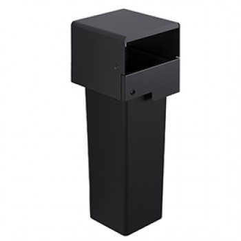 Portarifiuti MODULA - murale - coperto - con reggisacco - 35 x 35 x 32,5 cm - 90 L - antracite - Stilcasa