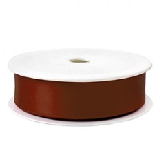 Nastro doppio raso - 25mmx50mt - marrone 855 - Brizzolari Nastro doppio raso - 25mmx50mt - marrone 855 - Brizzolari