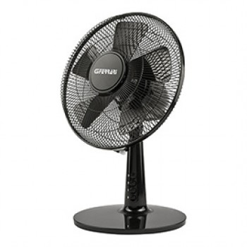 Ventilatore da tavolo Total Black 30 - 3 velocità - 35 W - pala diametro 30 cm - nero - G3 Ferrari
