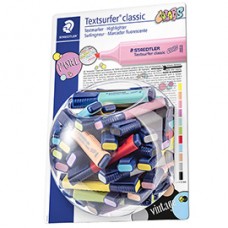 Evidenziatore Textsurfer® Pastel - punta a scalpello - tratto 1,0-5,0mm - colori assortiti - Staedtler - expo 100 pezzi Evidenziatore Textsurfer® Pastel - punta a scalpello - tratto 1,0-5,0mm - colori assortiti - Staedtler - expo 100 pezzi