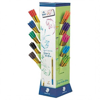 Penna sfera Noris® stick - punta 1,0mm - colori assortiti - Staedtler - expo 200 pezzi Penna sfera Noris® stick - punta 1,0mm - colori assortiti - Staedtler - expo 200 pezzi