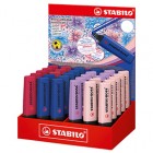 Evidenziatori Stabilo Boss Wildflowers - punta a scalpello - tratto 2 - 5 mm - colori assortiti - Stabilo - expo 30 pezzi Evidenziatori Stabilo Boss Wildflowers - punta a scalpello - tratto 2 - 5 mm - colori assortiti - Stabilo - expo 30 pezzi