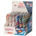 Roller Energel Nature - punta 0,7 mm - inchiostro nero - fusto fantasie assortite - Pentel - expo 36 pezzi Roller Energel Nature - punta 0,7 mm - inchiostro nero - fusto fantasie assortite - Pentel - expo 36 pezzi
