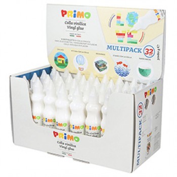 Colla vinilica - 80 g - Primo - box 32 pezzi Colla vinilica - 80 g - Primo - box 32 pezzi