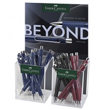 Penna a sfera Beyond - punta 1,0 mm - colori assortiti - Faber-Castell - expo da 24 pezzi Penna a sfera Beyond - punta 1,0 mm - colori assortiti - Faber-Castell - expo da 24 pezzi