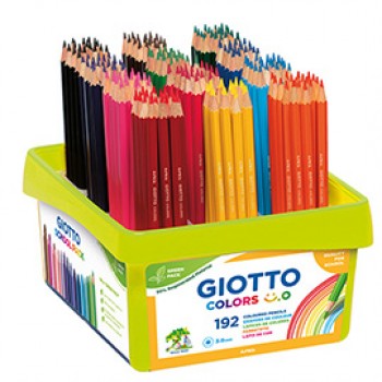 Matite colorate Colors Smile - colori assortiti - Giotto - pack da 192 pezzi Matite colorate Colors Smile - colori assortiti - Giotto - pack da 192 pezzi