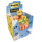 Blocchetto Mini Cubo - 51 x 51 mm - 400 fg - colori assortiti - Post-it® - expo 30 pezzi Blocchetto Mini Cubo - 51 x 51 mm - 400 fg - colori assortiti - Post-it® - expo 30 pezzi