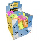 Blocchetto adesivo - 76 x 76 mm - 100 fg - colori assortiti - Post-it® - expo 60 pezzi Blocchetto adesivo - 76 x 76 mm - 100 fg - colori assortiti - Post-it® - expo 60 pezzi