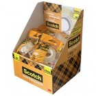 Nastro adesivo - 19 mm x 33 m - neutro - Scotch® - expo 48 pezzi Nastro adesivo - 19 mm x 33 m - neutro - Scotch® - expo 48 pezzi
