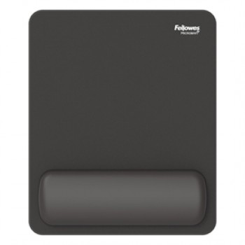 Mousepad Breyta - con poggiapolsi - con microban - nero - Fellowes Mousepad Breyta - con poggiapolsi - con microban - nero - Fellowes