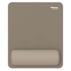 Mousepad Breyta - con poggiapolsi - con microban - sabbia - Fellowes