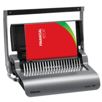 Rilegatrice Quasar+ 500 - manuale - a dorso plastico - Fellowes Rilegatrice Quasar+ 500 - manuale - a dorso plastico - Fellowes