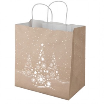 Shopper - maniglie cordino - 32 x 23 x 35 cm - carta kraft - Xmas Dream - avana - Mainetti Bags - conf. 25 pezzi Shopper - maniglie cordino - 32 x 23 x 35 cm - carta kraft - Xmas Dream - avana - Mainetti Bags - conf. 25 pezzi