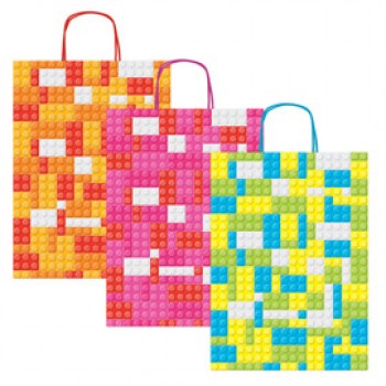 Shopper Mattoncini - con manici - 36 x 41 x 12 cm - colori assortiti - Rex Sadoch Shopper Mattoncini - con manici - 36 x 41 x 12 cm - colori assortiti - Rex Sadoch