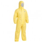Tuta protezione chimica Cover 3456 - taglia XXL - PE/PLP - giallo - Reflexx Tuta protezione chimica Cover 3456 - taglia XXL - PE/PLP - giallo - Reflexx