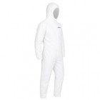Tuta protezione chimica Cover 56 - taglia XL - PE/PLP - bianco - Reflexx Tuta protezione chimica Cover 56 - taglia XL - PE/PLP - bianco - Reflexx