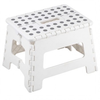 Sgabello basso Clic Clac - 30 x 22 x 22 cm - bianco - King Collection Sgabello basso Clic Clac - 30 x 22 x 22 cm - bianco - King Collection