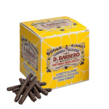 Scorzette di limone - ricoperte di cioccolato fondente - 150 gr - Barbero Scorzette di limone - ricoperte di cioccolato fondente - 150 gr - Barbero