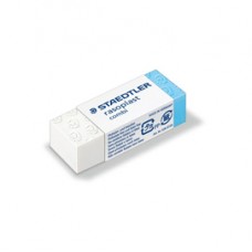 Gomma Combi Rasoplast - 43 x19 x13 mm -  bianca e blu - Staedtler - conf. 30 pezzi