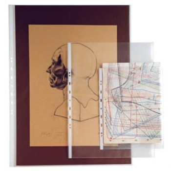 Buste forate Atla T - pesante - liscio - 25 x 35 cm - trasparente - Sei Rota - conf. 10 pezzi