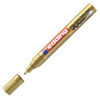 Marcatore permanente a vernice 750 - punta tonda - da 2 a 4 mm - oro - Edding
