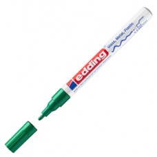 Marcatore permanente a vernice 751 - punta tonda fine - da 1 a 2 mm - verde - Edding Marcatore permanente a vernice 751 - punta tonda fine - da 1 a 2 mm - verde - Edding