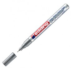 Marcatore permanente a vernice 780 - punta tonda extra fine - 0,8 mm - argento  - Edding Marcatore permanente a vernice 780 - punta tonda extra fine - 0,8 mm - argento  - Edding