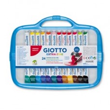 Tubi tempere - 12 ml - colori assortiti - Giotto - conf. 24 pezzi