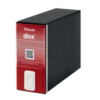 Registratore Dox 3 - dorso 8 cm - memorandum 23 x 18 cm - rosso - Esselte Dox