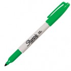 Marcatore permanente - punta fine 1 mm - verde - Sharpie